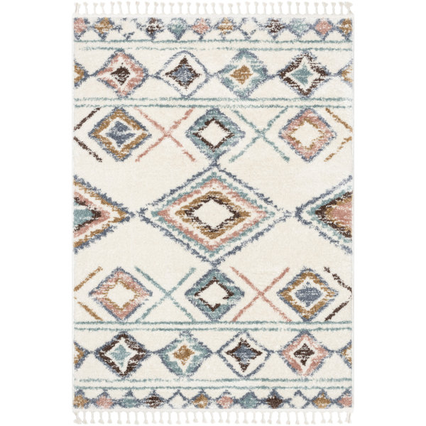 Well Woven Nala Power Loom Performance Ivory/Brown/Gray Rug & Reviews